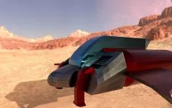 Sci fi Star ship Low-poly  3D model