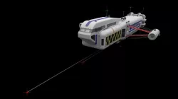Scifi Passanger Freighter 3D model