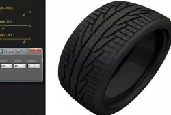 Scripted Tire Size Changer 3D model