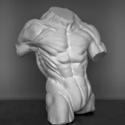 Sculpture hercules 3D model