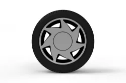 Sedan and Hatchback 90  Rims 517-319 3D model 3D model
