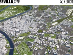 Sevilla Spain 3D model