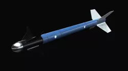 Sidewinder Missile with Armys Textures 3D model