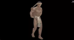 slave Low-poly  3D model