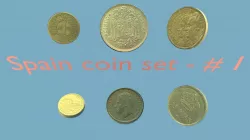 Spain coin set model - 1 3D model