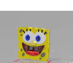 spongebob Low-poly  3D model