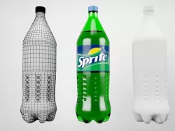 sprite bottle 3D model