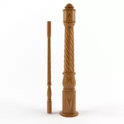 stair column 3D model