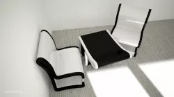 Stripe Chair 3D model