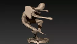 Stylized Action Figure 06 3D model