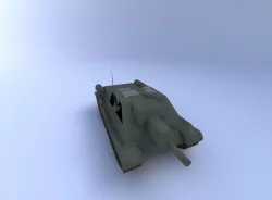 SU-122 (VERY HIGH) 3D model