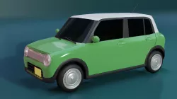 Suzuki Lapin 2015 Low-poly  3D model