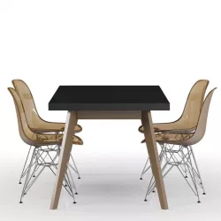 Table and Eames Chair 3D model