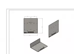 The design with stainless steel for outdoor installation pl 3D model