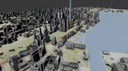 Toronto Topography Street 3d Map 3D model