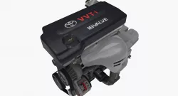 Toyota 2AZ-FE engine Low-poly  3D model