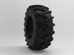 Tractor Tire - Tire 5 Low-poly  3D model