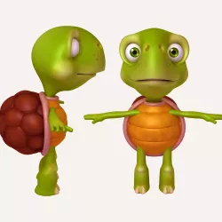 Turtle 3D model
