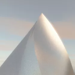 Twisted pyramid 3D model