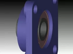 Ucf 200 series bearing 3D model