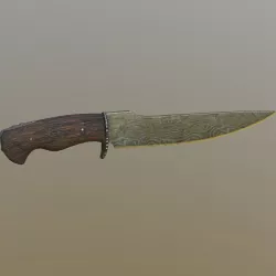 Unlucky Knife Low-poly  3D model