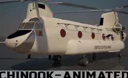 US Army Chinook CH 47 F 3D model