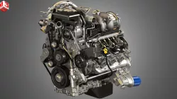 V8 Diesel Engine - 3d Engine Model 3D model