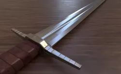 Viking Sword Low-poly  3D model