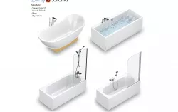 Villeroy and Boch bath set 56  3D model