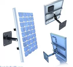 Wall Mount Solar Panel High Detaile 3D model