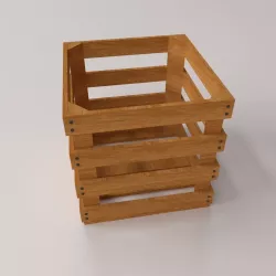Wooden Crate 3D model