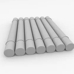 Wooden Raft 3D model