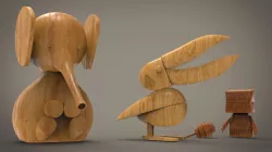 wooden toys 3D model
