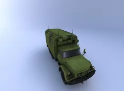 Zil Military Truck 3D model