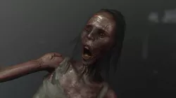 zombie woman or Ghost AAA like PT Low-poly  3D model