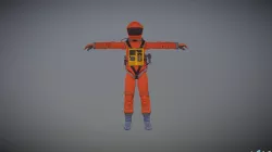 2001 A Space Odyssey Astronaut Action Figure 3D model