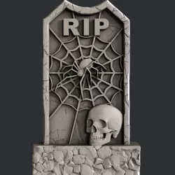3d STL models for CNC router tombstones 3D model