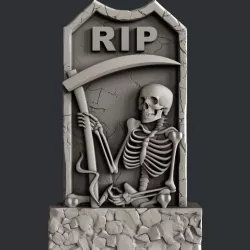 3d STL models for CNC router tombstones 3D model