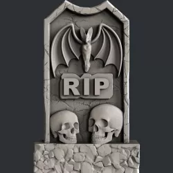 3d STL models for CNC router tombstones 3D model