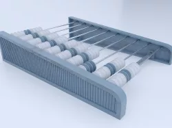 Abacus old 3D model