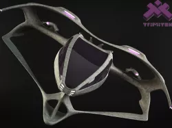 Alien Spaceship - big Fighter 3D model