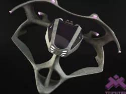 Alien Spaceship - Fighter 3D model