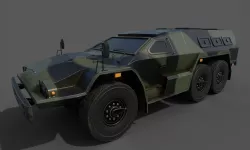 APC Bulat Low-poly  3D model
