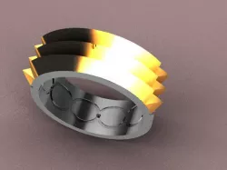 Atlantis ring 3D model
