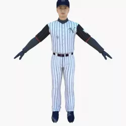 Baseball Player 3D model