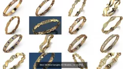 Best 32 New bangles 3D Models 3D Model Collection