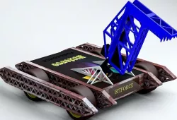 Bit Force Fighting Robot  Low-poly  3D model