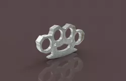 Brass knuckles 3D model