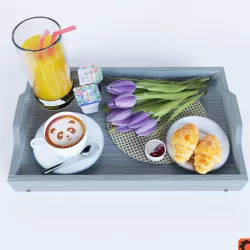 Breakfast in bed 3D model