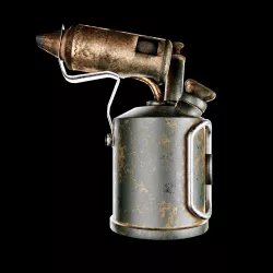 Burner Low-poly  3D model